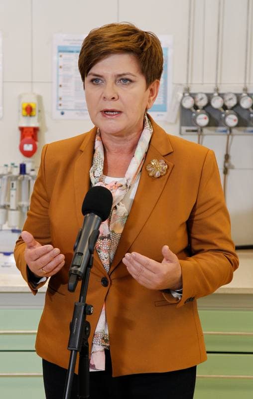 Beata Szydlo. Katowice. 05.10.2015