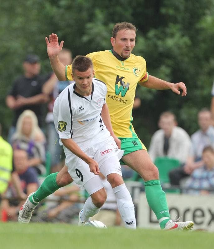 Football. Sparing. Gornik Wesola - Gornik Zabrze. 22.06.2012