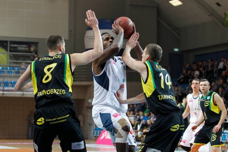 Basketball. Tauron Basket Liga. MKS Dabrowa Gornicza - Siarka Tarnobrzeg. 03.01.2016