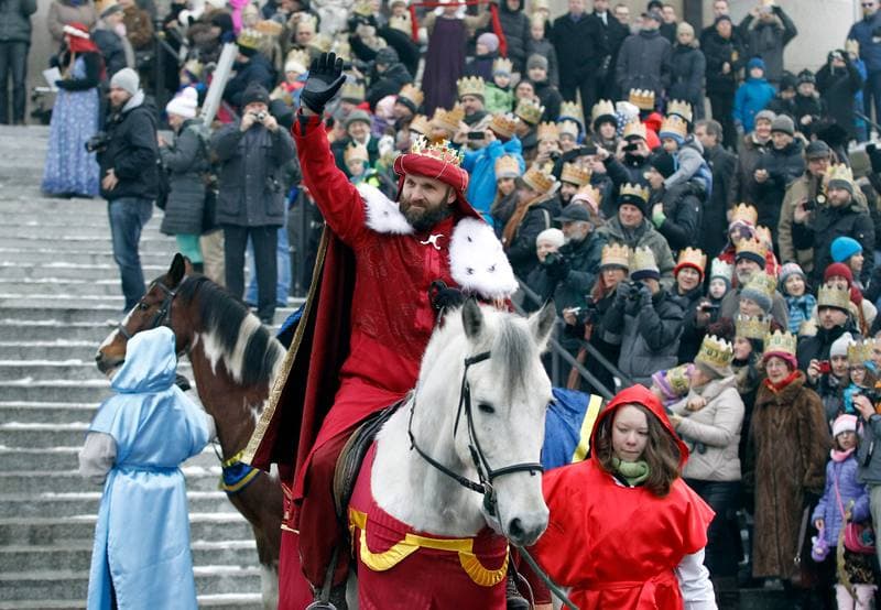 Three Kings Procession. Katowice. 06.01.2016