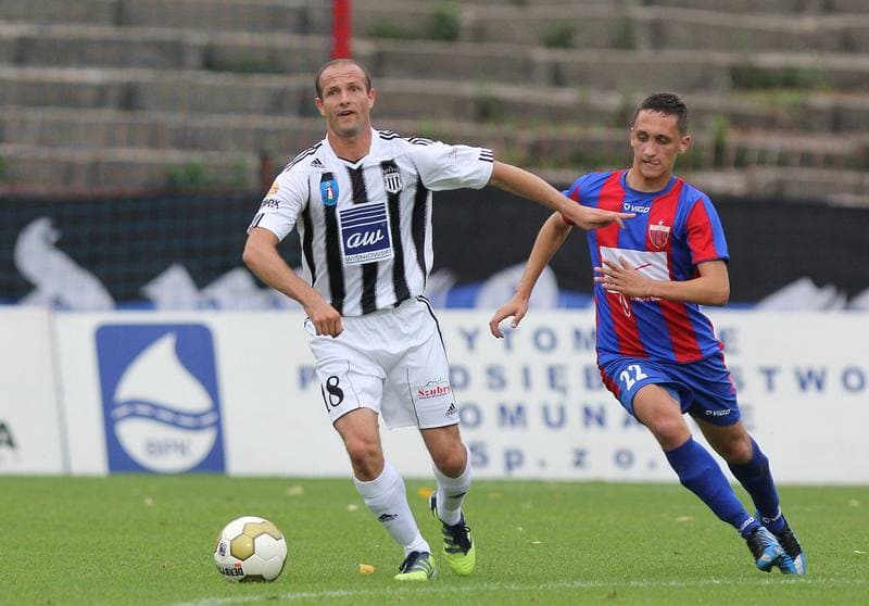 Football. I liga. Polonia Bytom - Sandecja Nowy Sacz. 26.08.2012