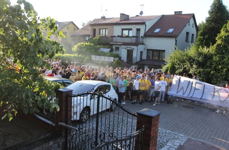 Football. GKS Katowice. Press Conference. 23.07.2012