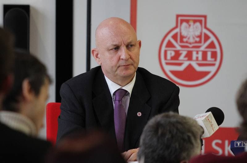 Ice Hockey. Poland national team. Press Conference. 06.02.2013