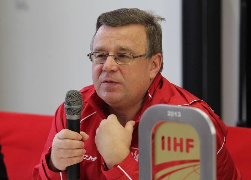 Ice Hockey. Poland national team. Press Conference. 06.02.2013