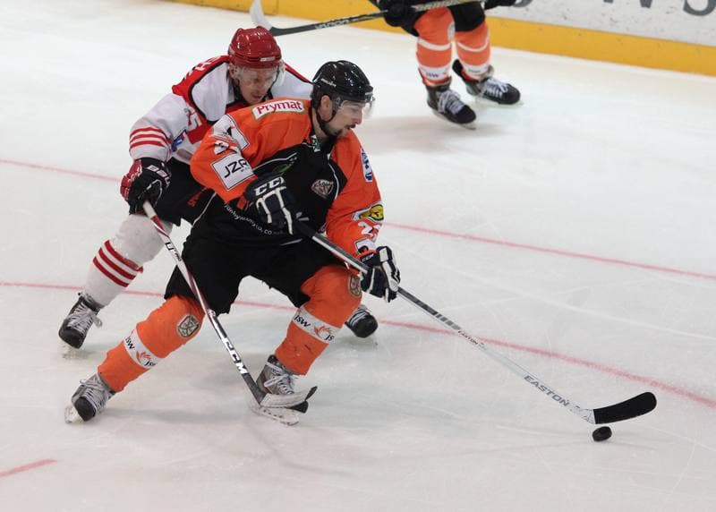 Ice Hockey. Polska Liga Hokejowa. JKH GKS Jastrzebie - Comarch Cracovia Krakow. 29.03.2013