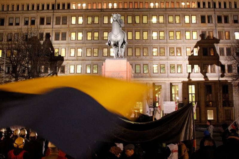 Mining. Protest. Katowice. 15.01.2015