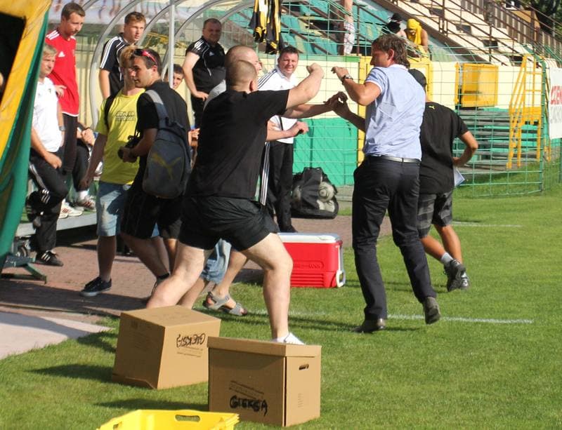 Football. Katowice Sparing. GKS Katowice - Korona Kielce. 28.07.2012