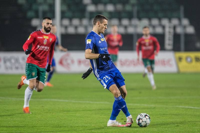 Football. Fortuna I Liga. Zaglebie Sosnowiec - Miedz Legnica. 12.12.2020
