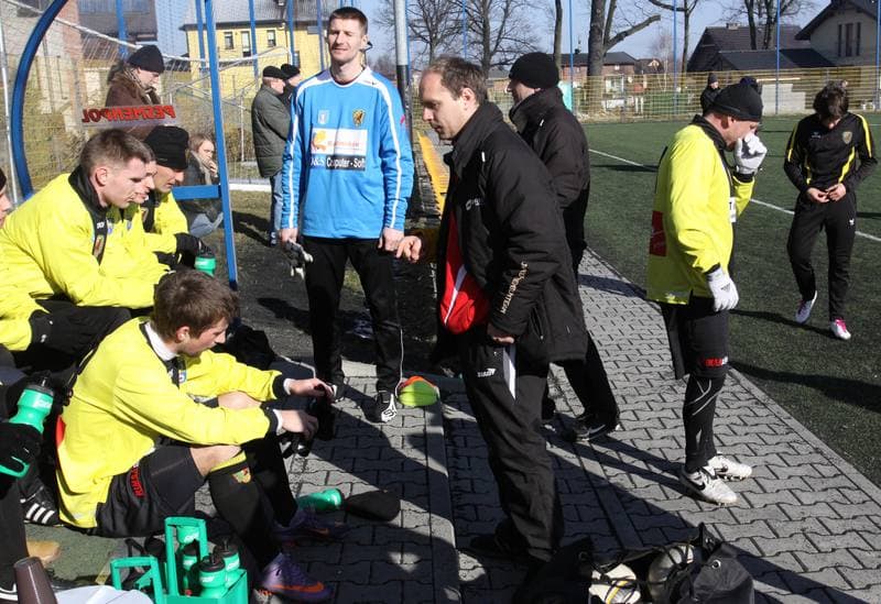 Football. Sparing. GKS Tychy - Ruch Radzionkow. 12.02.2011