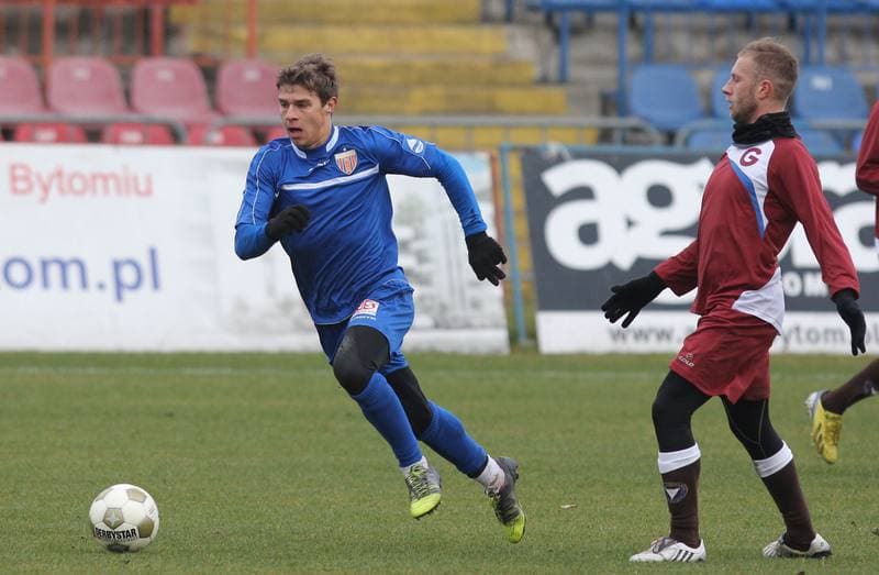 Football. Friendly Match. Polonia Bytom - Garbarnia Krakow. 27.11.2013
