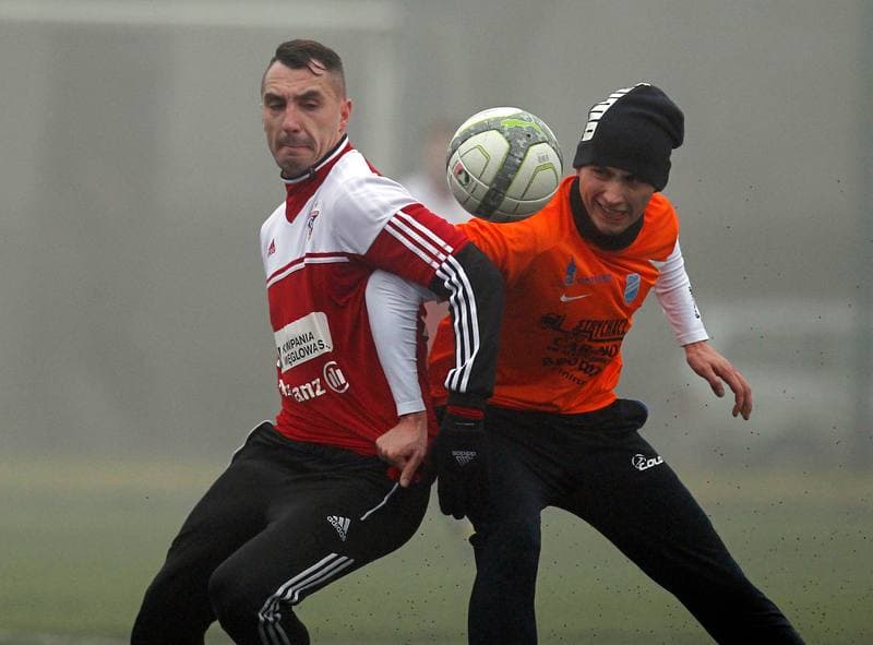 Football. Friendly Match. LZS Piotrowka - Gornik Zabrze. 10.10.2013