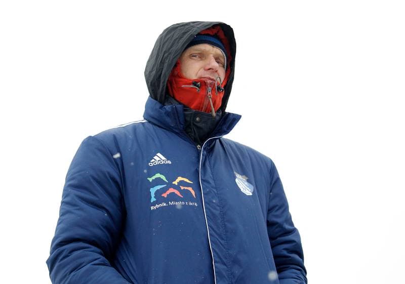 Football. Sparing. Energetyk ROW Rybnik - Janina Libiaz. 25.01.2014