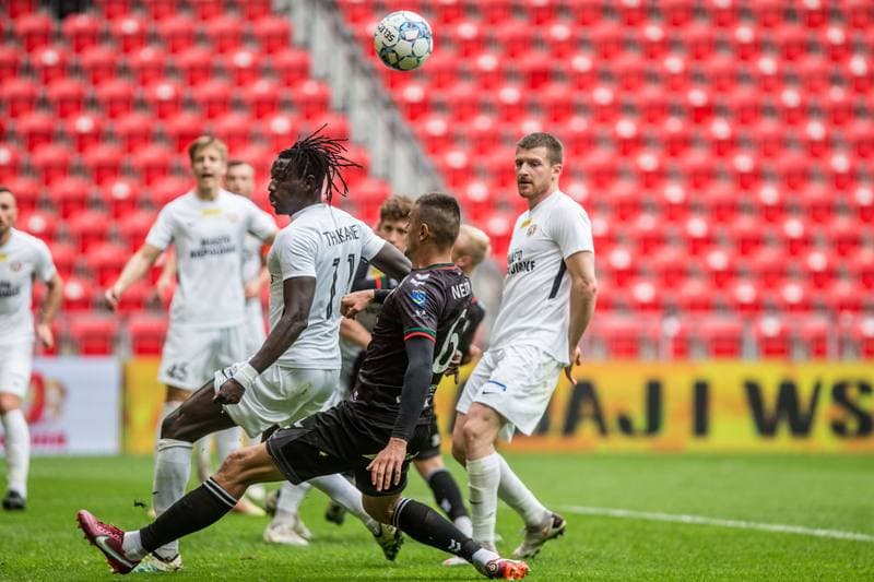 Football. Fortuna I Liga. GKS Tychy - Puszcza Niepolomice. 06.05.2022