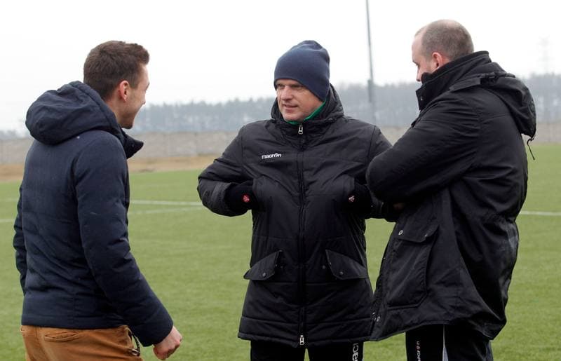 Football. Friendly Match. GKS Katowice - Rakow Czestochowa. 22.02.2014