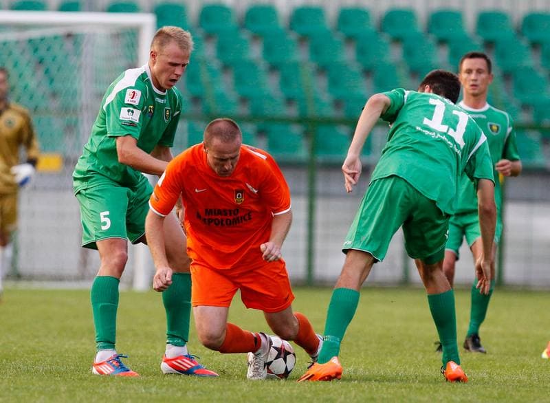 Football. Friendly Match. GKS Katowice - Puszcza Niepolomice. 26.07.2014