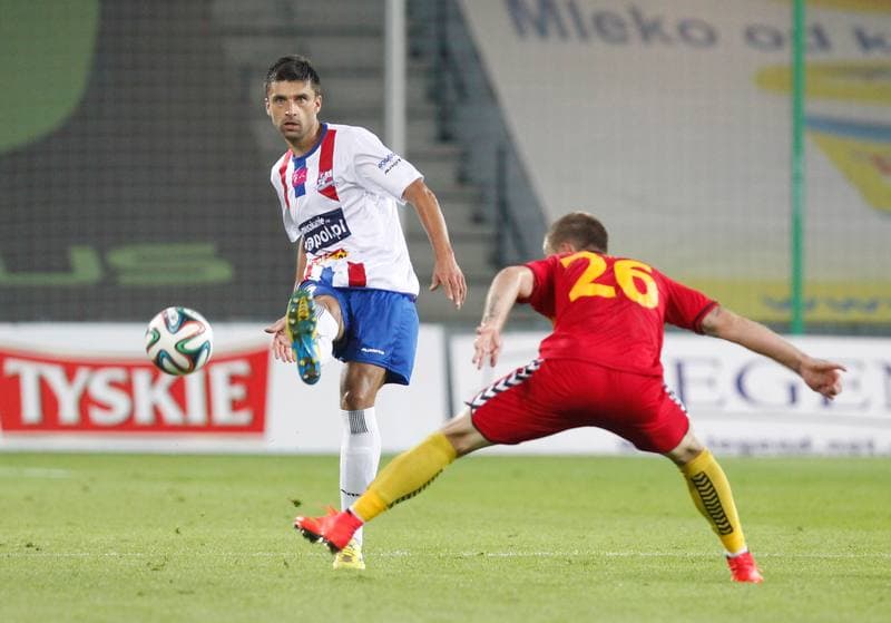 Football. T-Mobile Ekstraklasa. Korona Kielce - Podbeskidzie Bielsko Biala. 15.09.2014