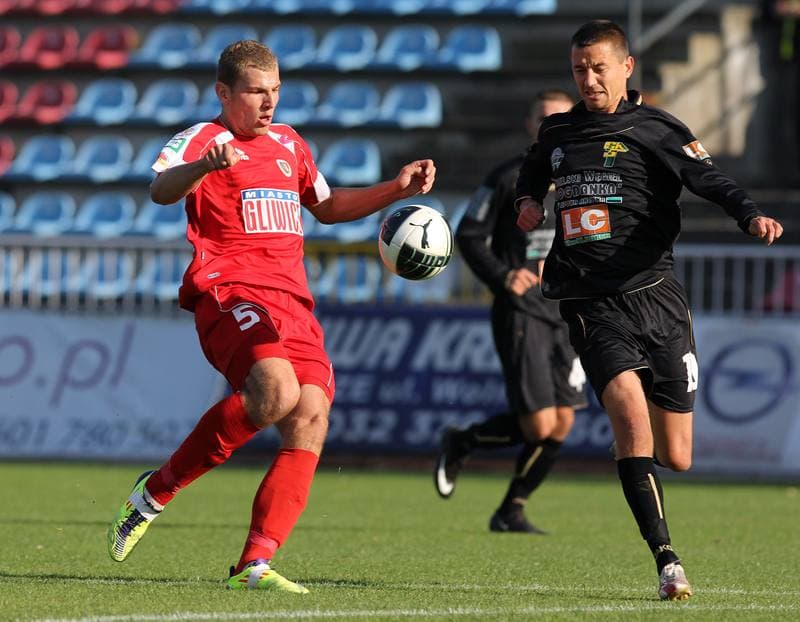 Football. I liga. Piast Gliwice - Bogdanka Leczna. 16.10.2011