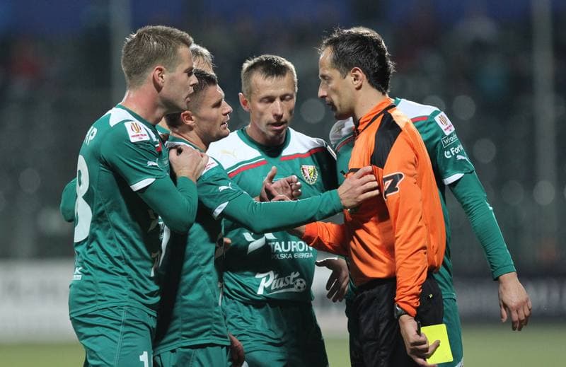 Football. Puchar Polski. Podbeskidzie Bielsko-Biala - Slask Wroclaw. 18.10.2011