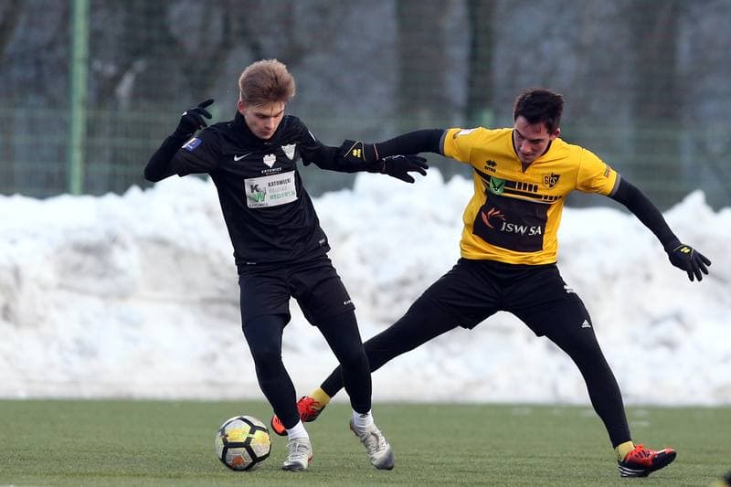 Football. Sparing. Rozwoj Katowice - GKS 1962 Jastrzebie. 30.01.2019