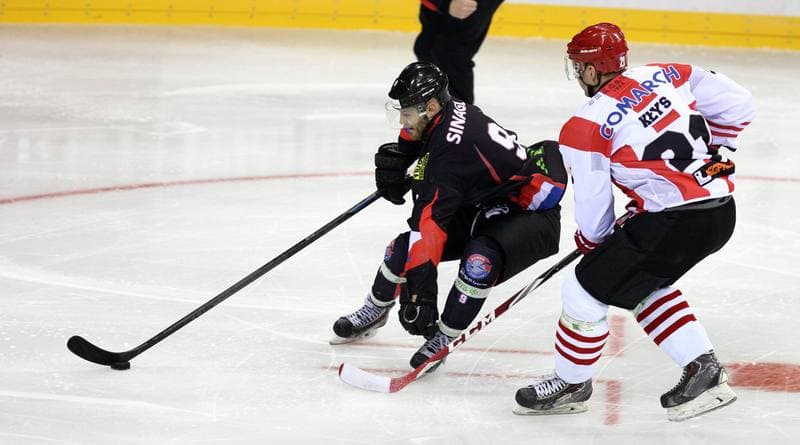 Ice Hockey. Polish Hockey Cup. Comarch Cracovia Krakow - Ciarko KH Sanok. 27.12.2014