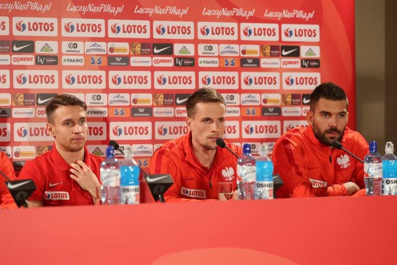 Football. Poland national team. Press Conference. 25.03.2018