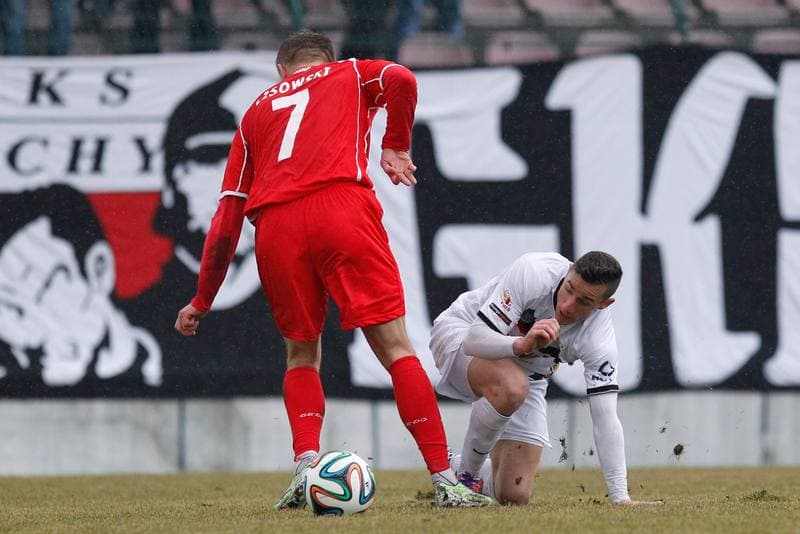 Football. I Liga. GKS Tychy - Widzew Lodz. 14.03.2015
