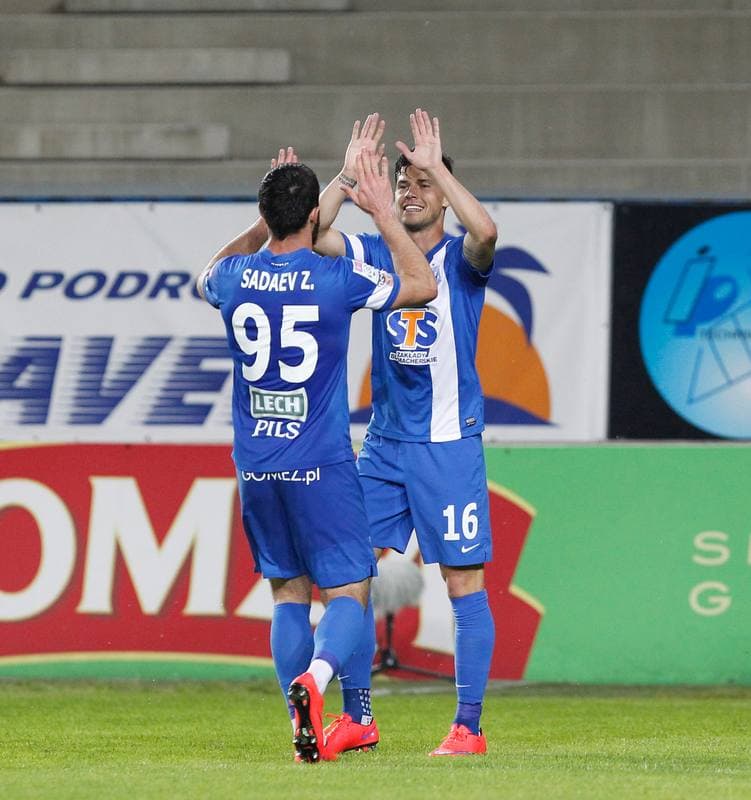 Football. T-Mobile Ekstraklasa. Gornik Zabrze - Lech Poznan. 21.07.2014