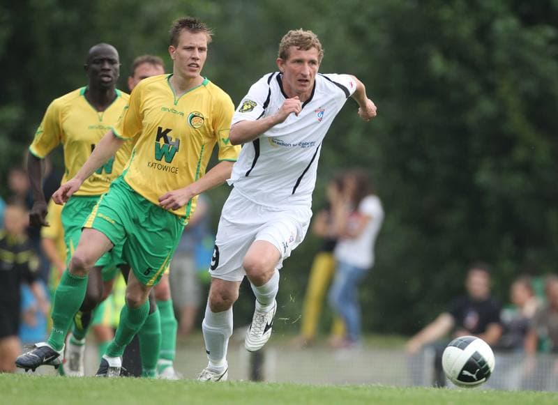 Football. Sparing. Gornik Wesola - Gornik Zabrze. 22.06.2012