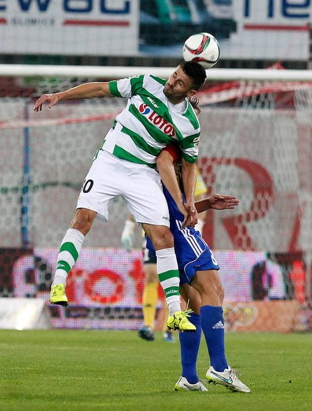 Football. T-Mobile Ekstraklasa. Piast Gliwice - Lechia Gdansk. 01.08.2014