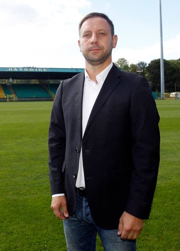 Football. GKS Katowice. Press Conference. 02.12.2015