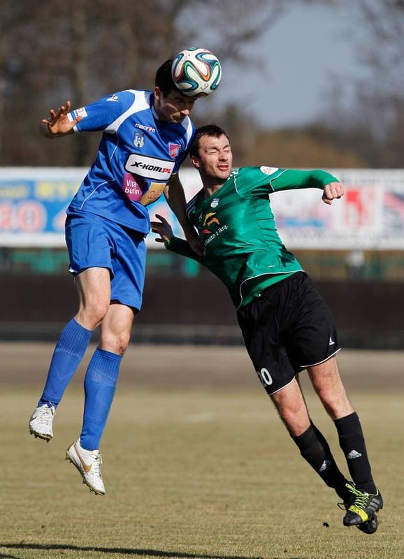Football. Sparing. Energetyk ROW Rybnik - Rakow Czestochowa. 01.03.2014