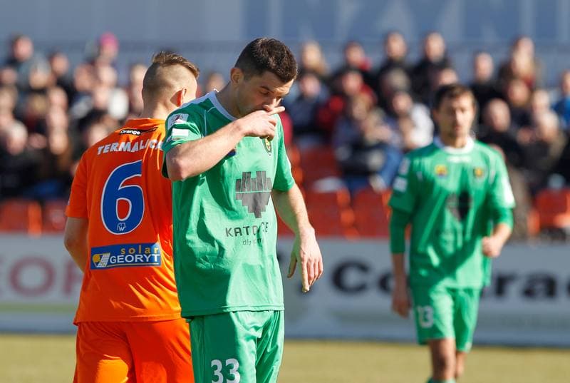 Football. I Liga. Termalica Bruk-Bet Nieciecza - GKS Katowice. 08.03.2015