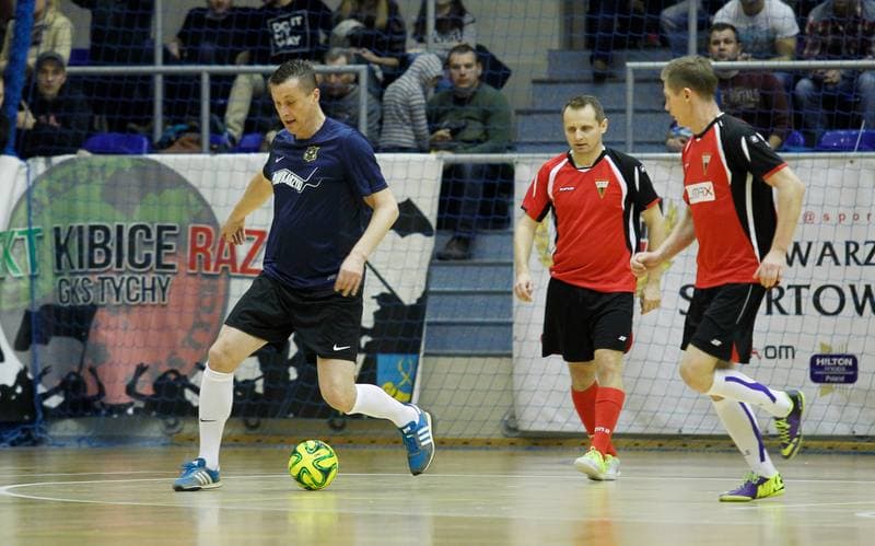 Football. Tyski Mecz Charytatywny. Arkadiusz Milik - Tomasz Hajto. 23.12.2014