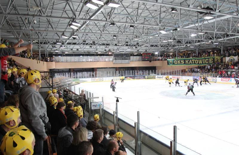 Ice Hockey. Polska Liga Hokeja na Lodzie. HC GKS Katowice - Ciarko PBS Bank KH Sanok. 07.09.2012