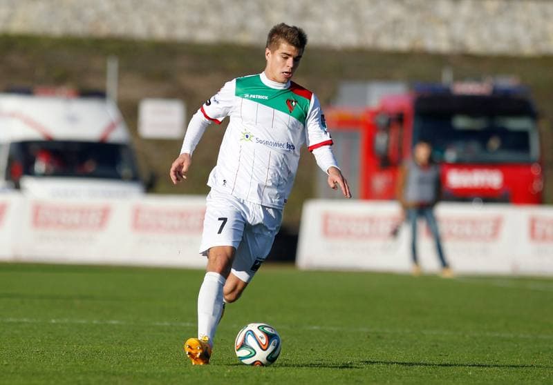 Football. Polish First League. Zaglebie Sosnowiec - Chrobry Glogow. 08.11.2015