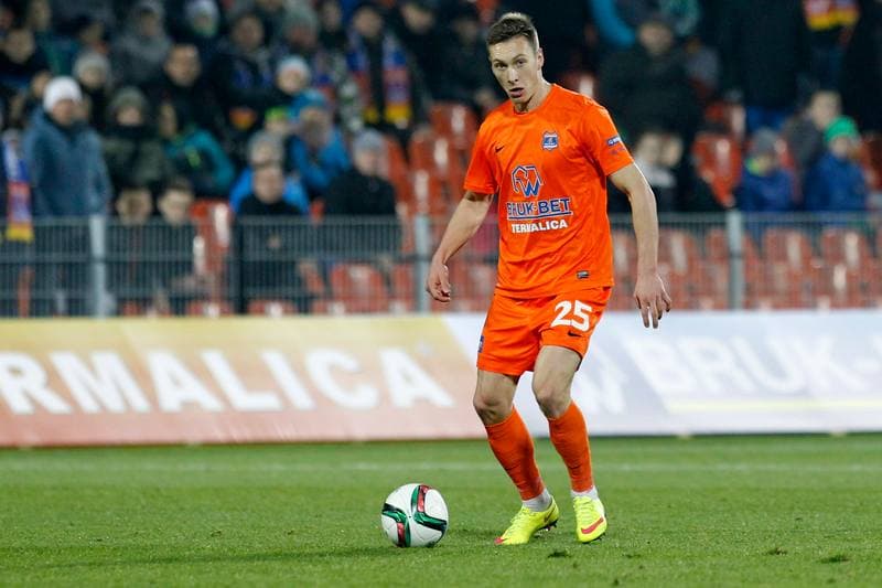 Football. PKO BP Ekstraklasa. Termalica Bruk-Bet Nieciecza - Jagiellonia Bialystok. 16.12.2015