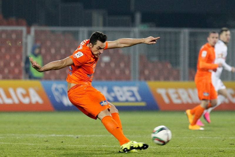 Football. PKO BP Ekstraklasa. Termalica Bruk-Bet Nieciecza - Jagiellonia Bialystok. 16.12.2015