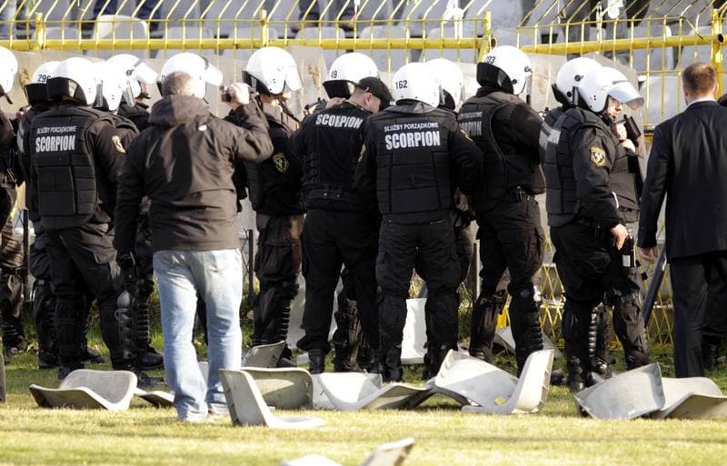 Football. I liga. Ruch Radzionkow - Piast Gliwice. 30.10.2010