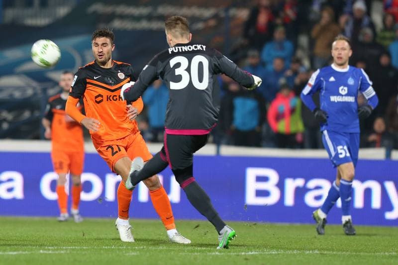 Football. Ekstraklasa. Ruch Chorzow - Zaglebie Lubin. 12.02.2016