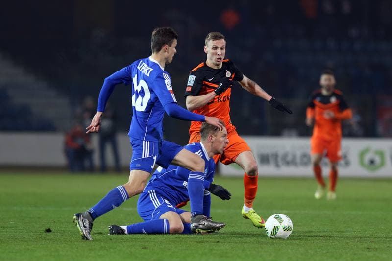 Football. Ekstraklasa. Ruch Chorzow - Zaglebie Lubin. 12.02.2016