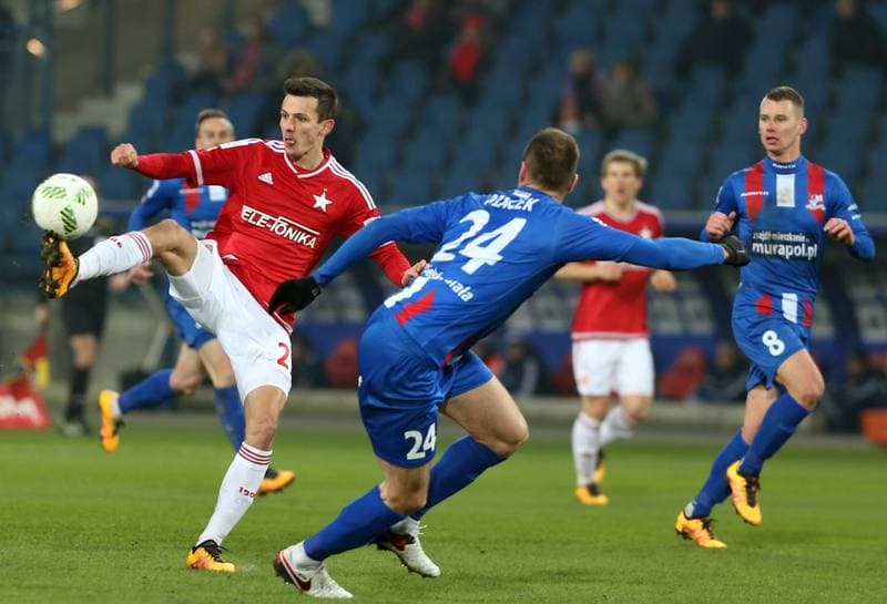 Football. Ekstraklasa. Wisla Krakow - Podbeskidzie Bielsko Biala. 27.02.2016