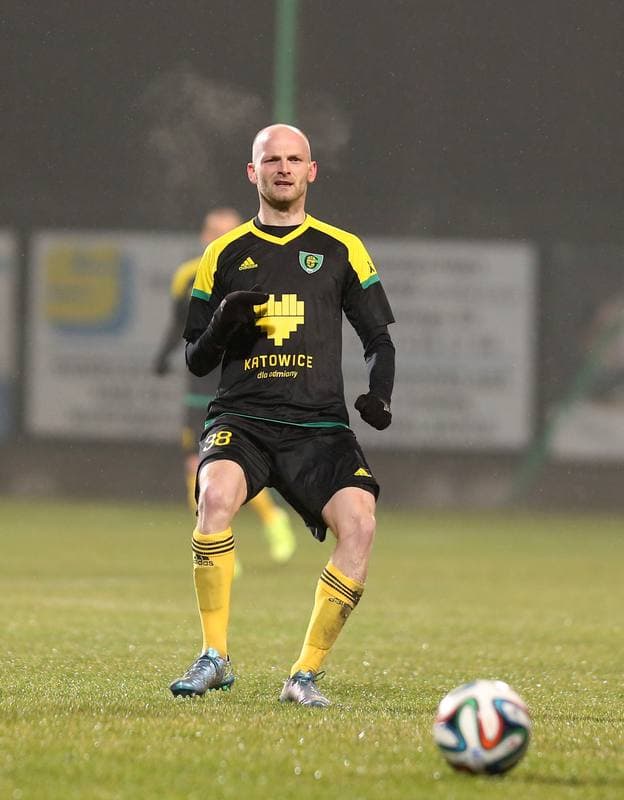 Football. I Liga. MKS Kluczbork - GKS Katowice. 12.03.2016