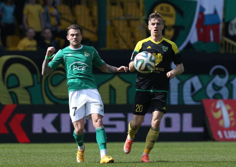 Football. I Liga. GKS Katowice - GKS Belchatow. 03.04.2016