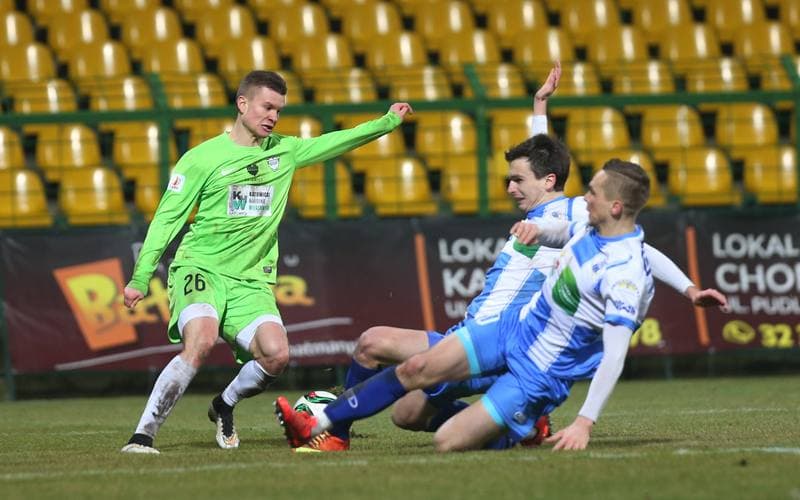 Football. I Liga. Rozwoj Katowice - Stomil Olsztyn. 11.03.2016