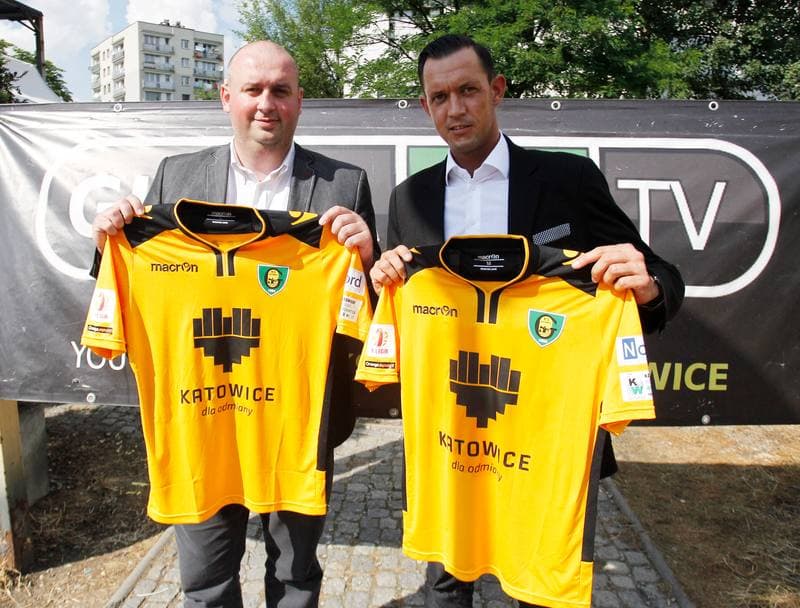 Football. GKS Katowice. Presentation. 26.07.2014
