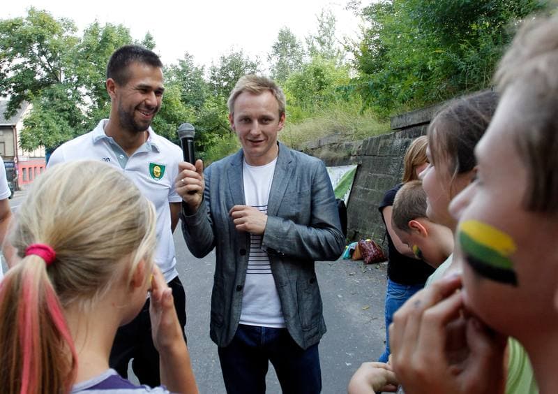 Football. GKS Katowice. Press Conference. 05.08.2014