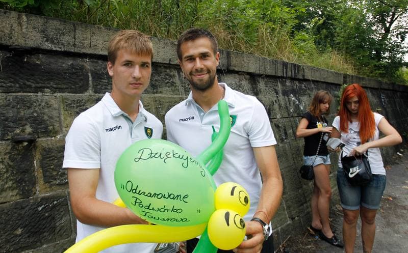 Football. GKS Katowice. Press Conference. 05.08.2014