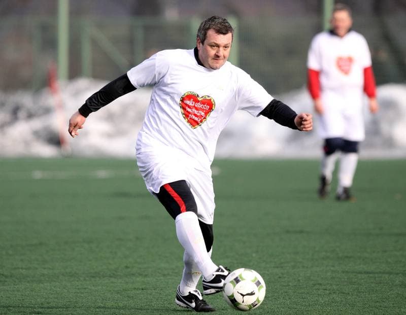 Football. XIX Final WOSP. Reprezentacja WOSP - Reprezentacja Slaska. 09.01.2011
