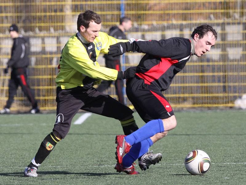 Football. Sparing. GKS Tychy - Ruch Radzionkow. 12.02.2011
