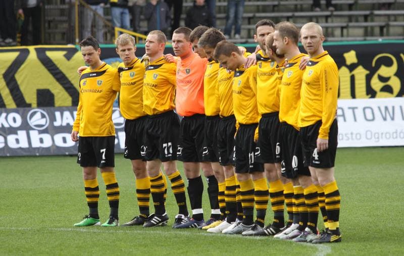 Football. I Liga. GKS Katowice - MKS Kluczbork. 10.04.2011